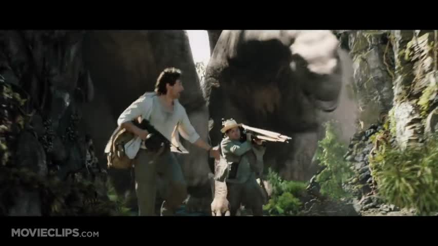 King Kong (2/10) Movie CLIP  Dinosaur Stampede