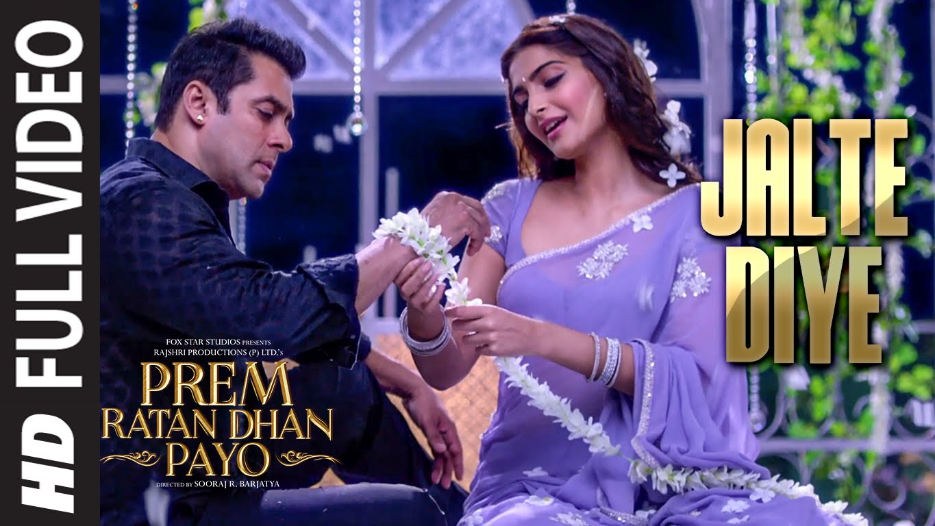 'JALTE DIYE' Full VIDEO song | PREM RATAN DHAN PAYO | Salman Khan, Sonam Kapoor 