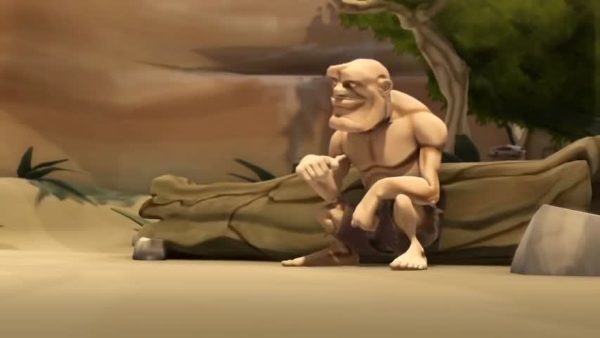 Cavemen Funny Animated
