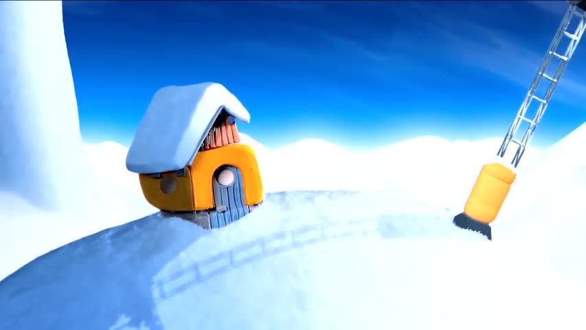 Short cartoon -Lyzhnaya strast