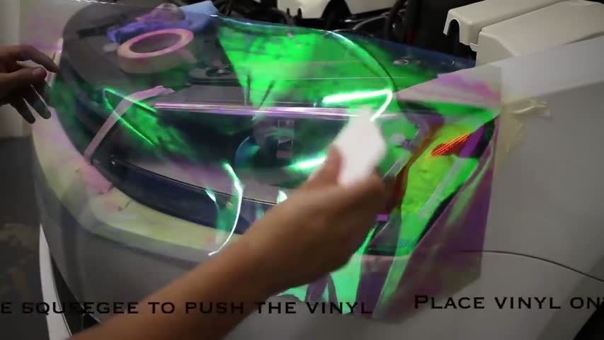 How To Install Neo Chrome Headlight Tint Film -DIY