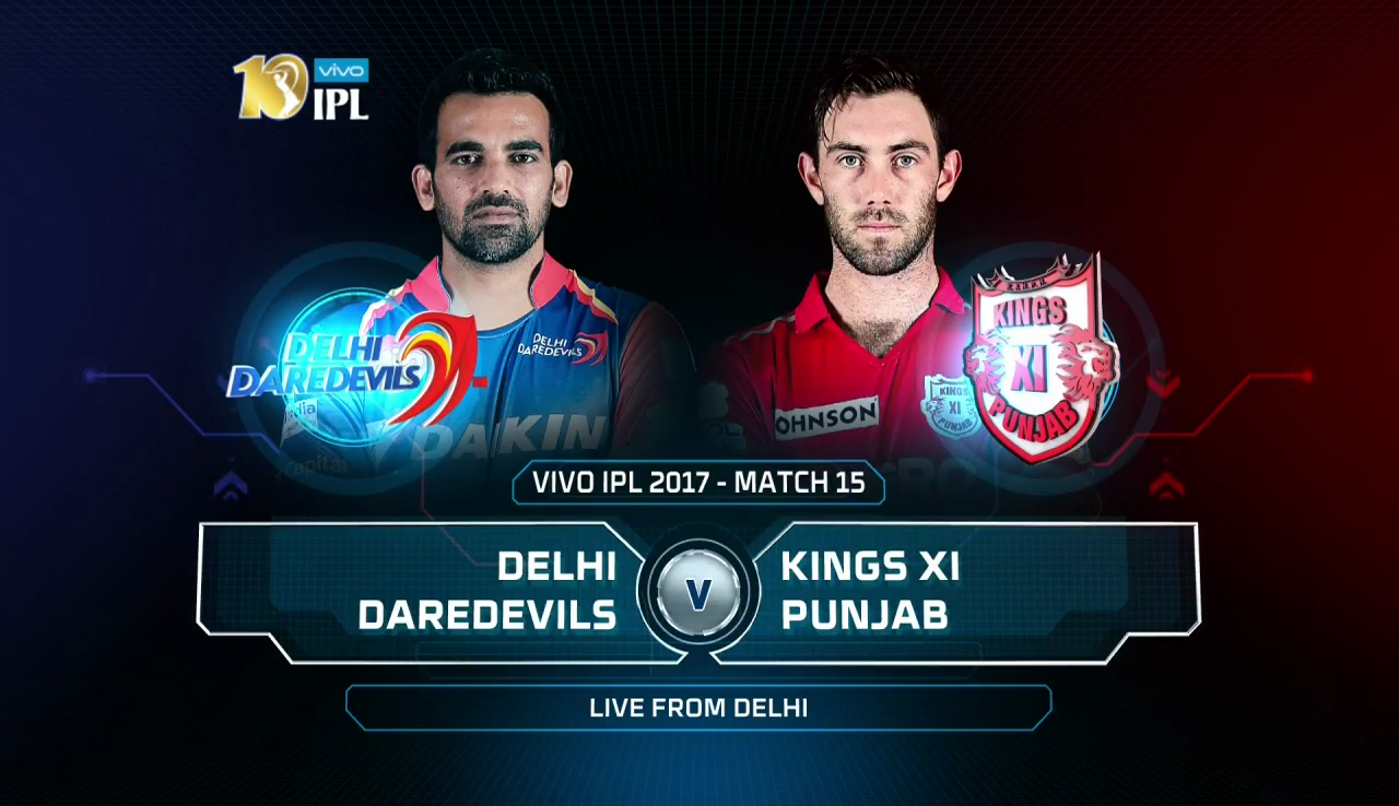 IPL 2017 15th Match KXIP vs DD Highlights