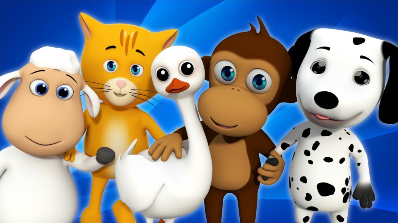 Number Song S05 E10  Animals Finger Family Nursery Rhymes For 