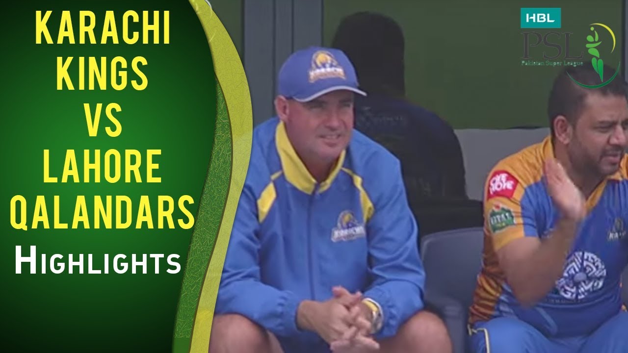 Karachi Kings VS Lahore Qalandars  | Match 24 | 11 March | HBL PSL 2018