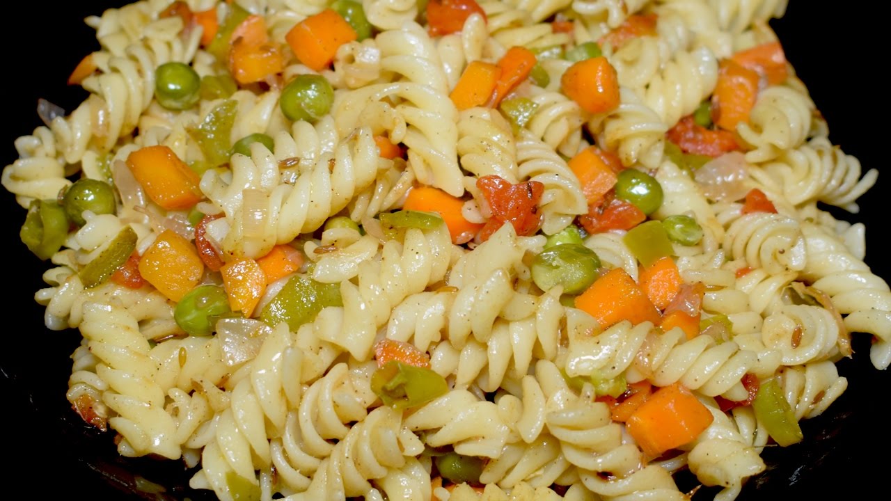 Vegetable Pasta Recipe - Easy and Delicious Pasta Recipe by Kitchen With Amna
