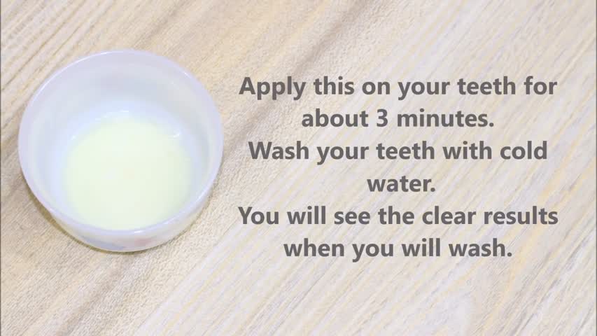 DIY Teeth Whitening at Home in 2 minutes