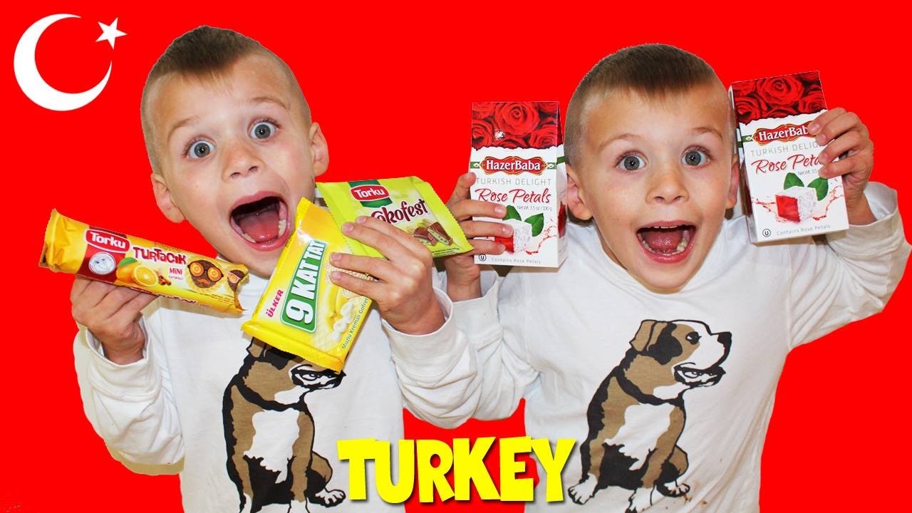 Kids Try Foods From TURKEY! || Universal Yums