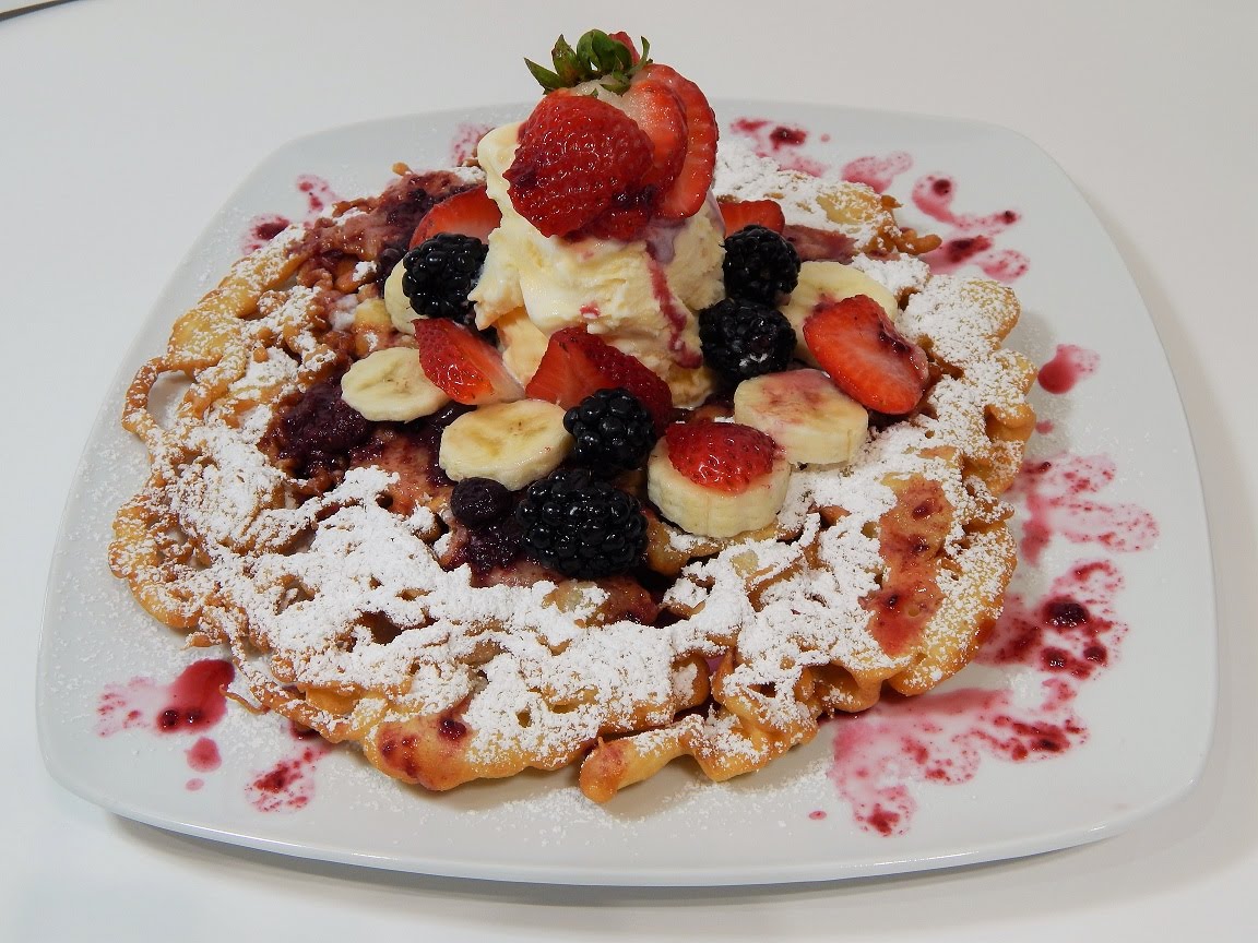 Easy Funnel Cake Carnival Style فنل کیک / Special Ramadan Recipe