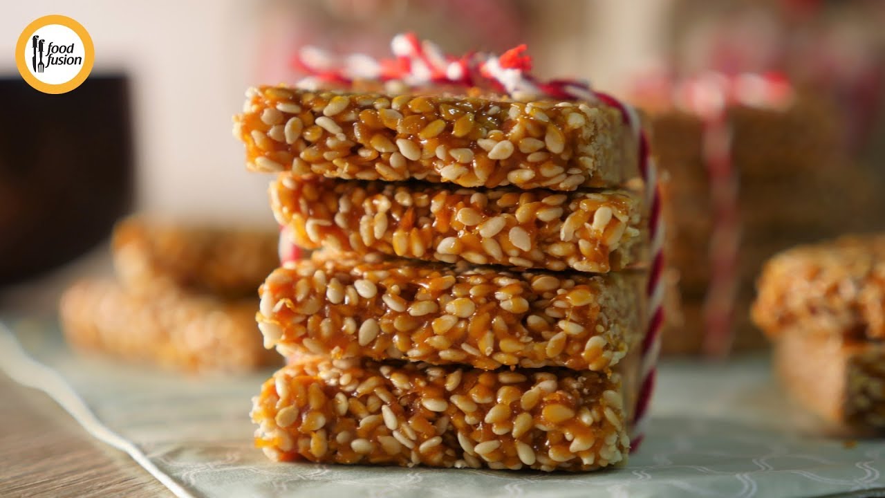 Til ki chikki sesame seed brittle) Recipe By Food Fusion