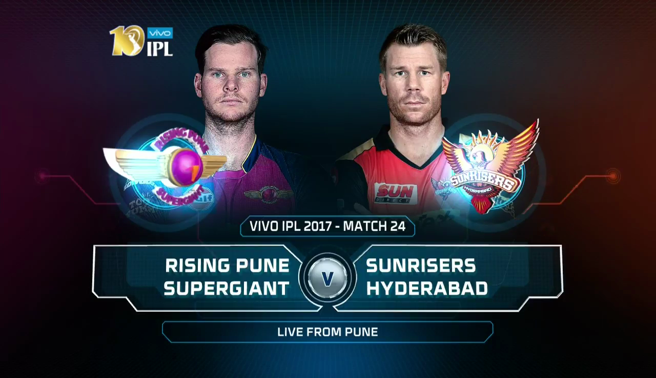 IPL 2017 24th Match RPS vs SRH Highlights