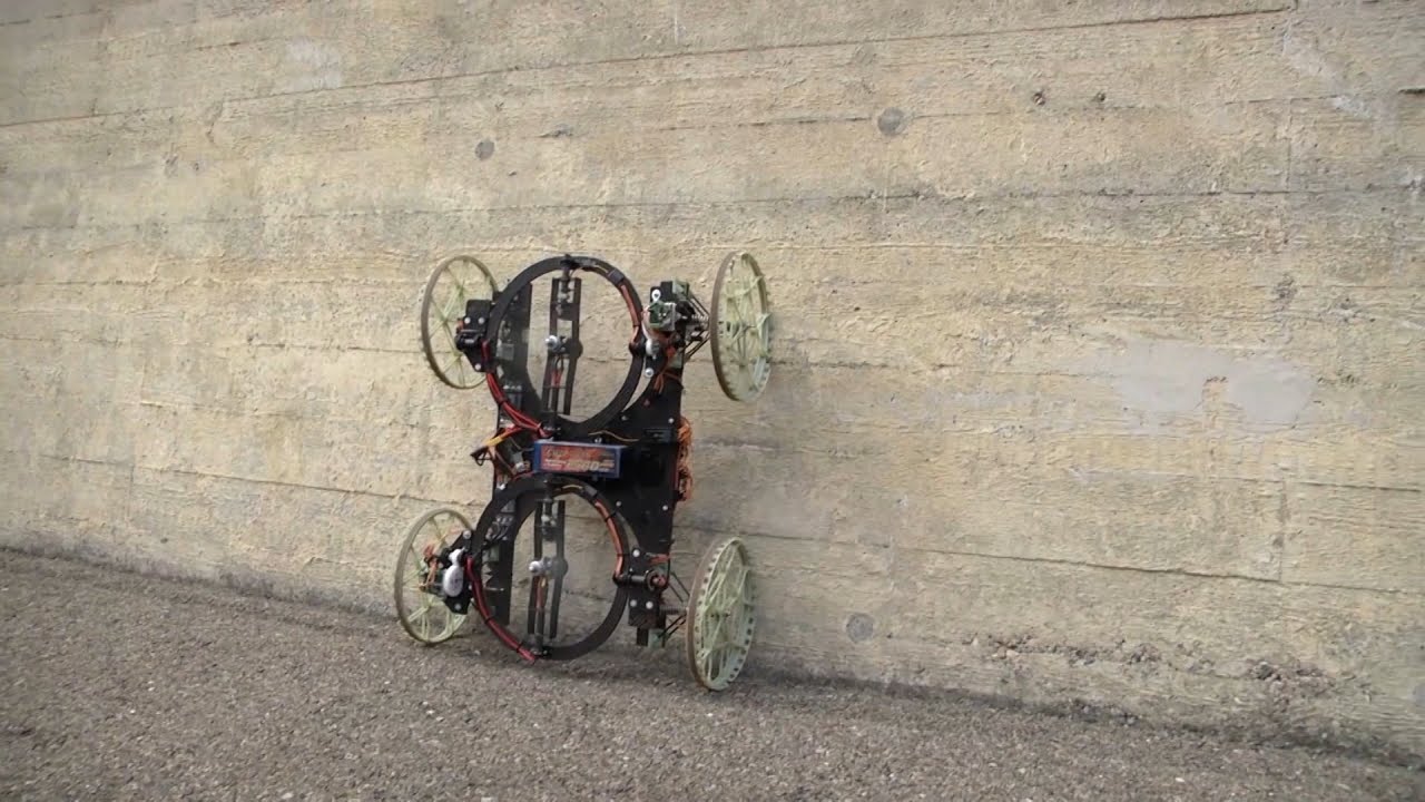 Watch This Robot Drive Up Walls!