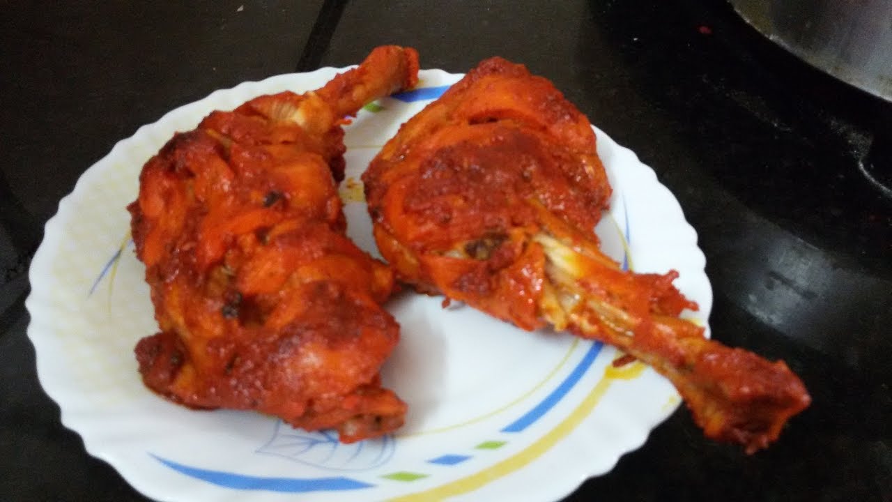 Chicken Tandoori without Oven/Microwave - English Subtitles|No Oven easy to make tandoori recipe