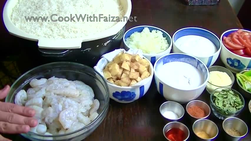 MASALA PRAWN BIRYANI - مسالا پران بریانی 