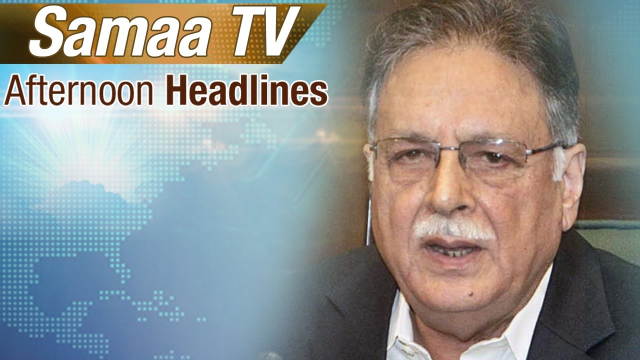 Afternoon Headlines | 3 PM | SAMAA TV | 24 Oct 2016