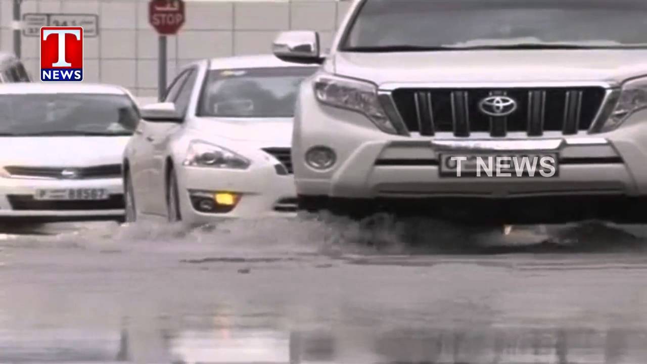 Heavy Rain Storm Hits Dubai, Abu Dhabi And UAE