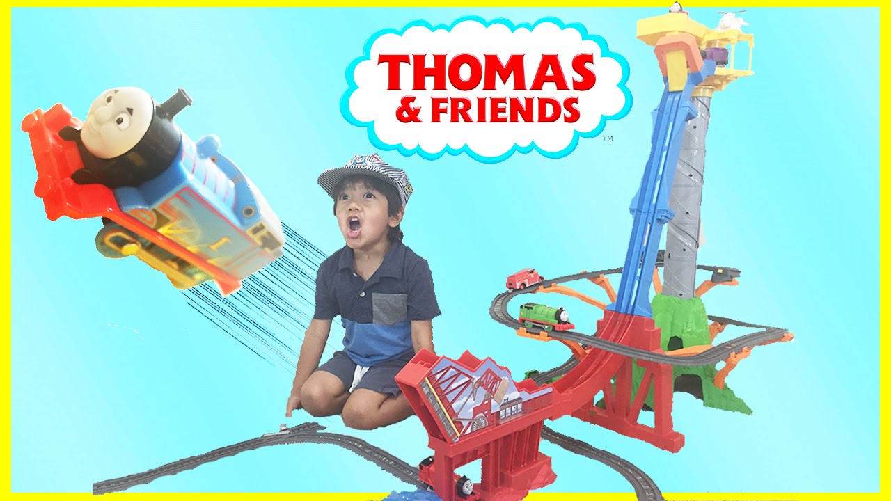 Thomas & Friends TrackMaster Sky-High Bridge Jump Playset Toy Trains for Kids Ryan ToysReview