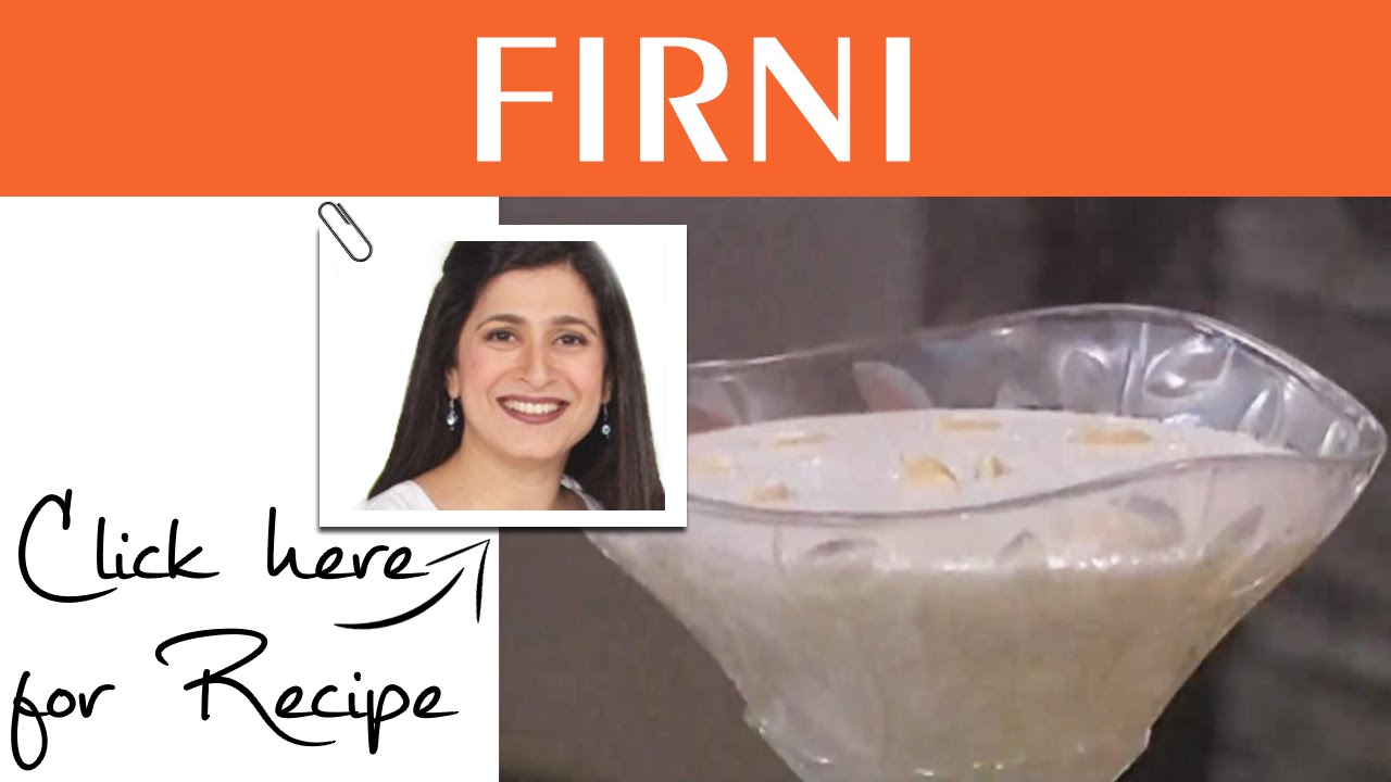 Food Diaries Recipe Firni by Chef Zarnak Sidhwa Masala TV 20 July 2016