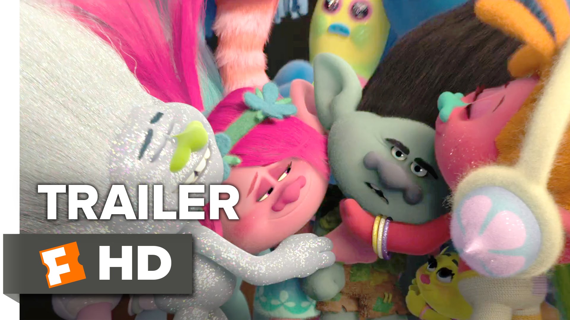 Trolls Official Trailer 2 (2016) 