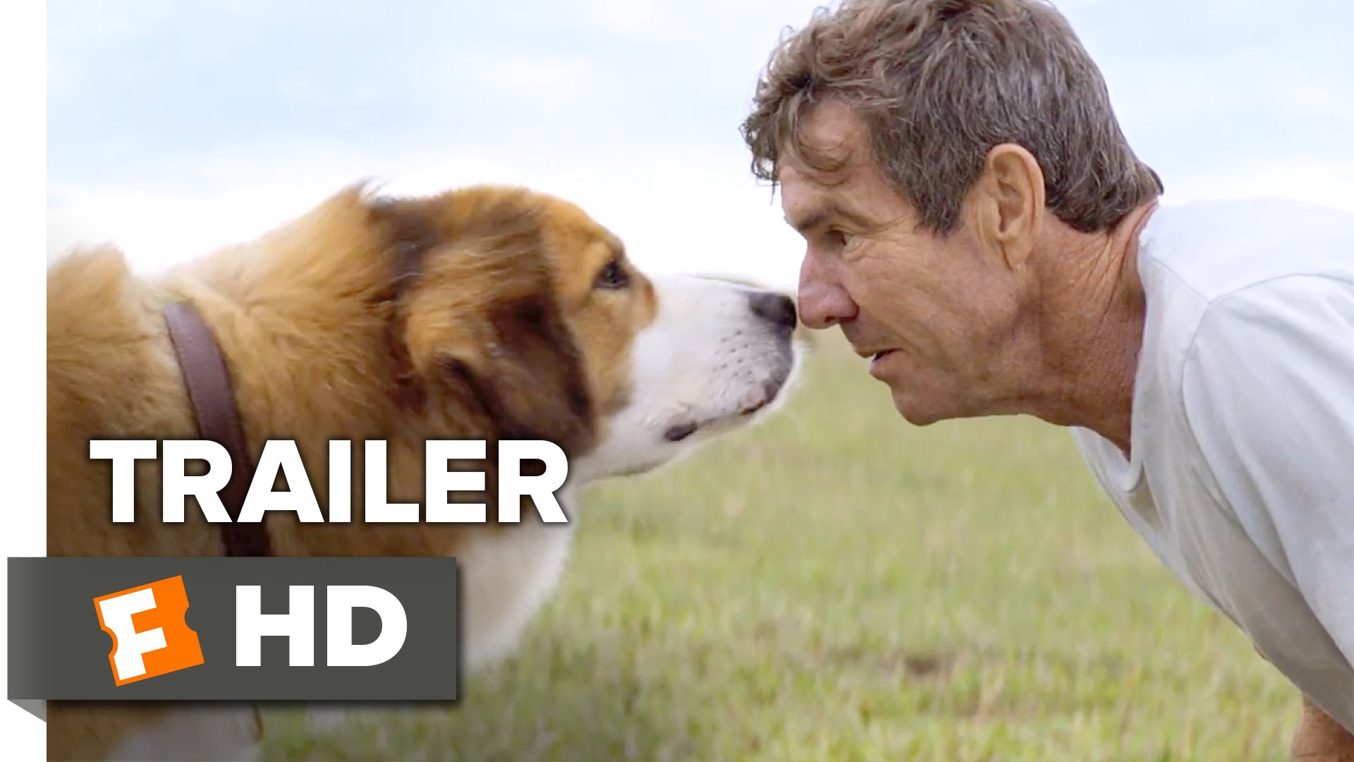 A Dog's Purpose Official Trailer 1 (2017) - Dennis Quaid Movie