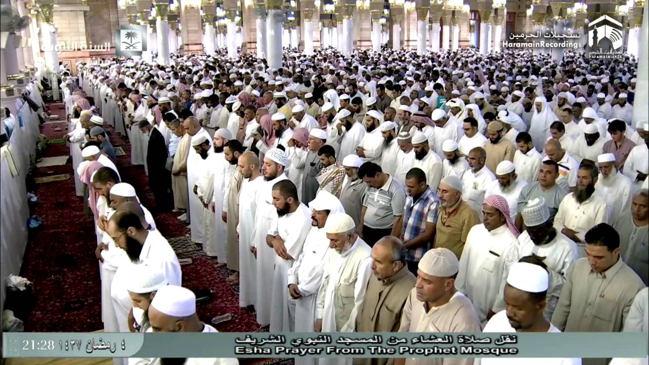 5th Ramadan 1437 Madeenah 'Isha Sheikh Ale Sheikh