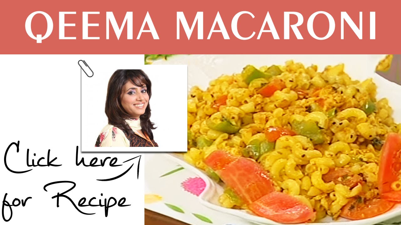 Tarka Recipe Qeema Macaroni by Chef Rida Aftab Masala TV 11 July 2016