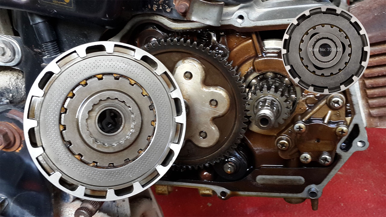 How to change clutch plates motorcycle 70cc OR How to install clutch plates to CD-70 motorcycle