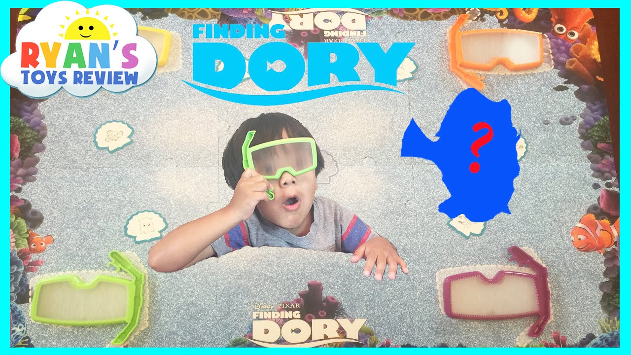 Disney Pixar Finding Dory See Search Game Family Fun Hide and Seek Toy for Kids Egg Surprise Ryan To