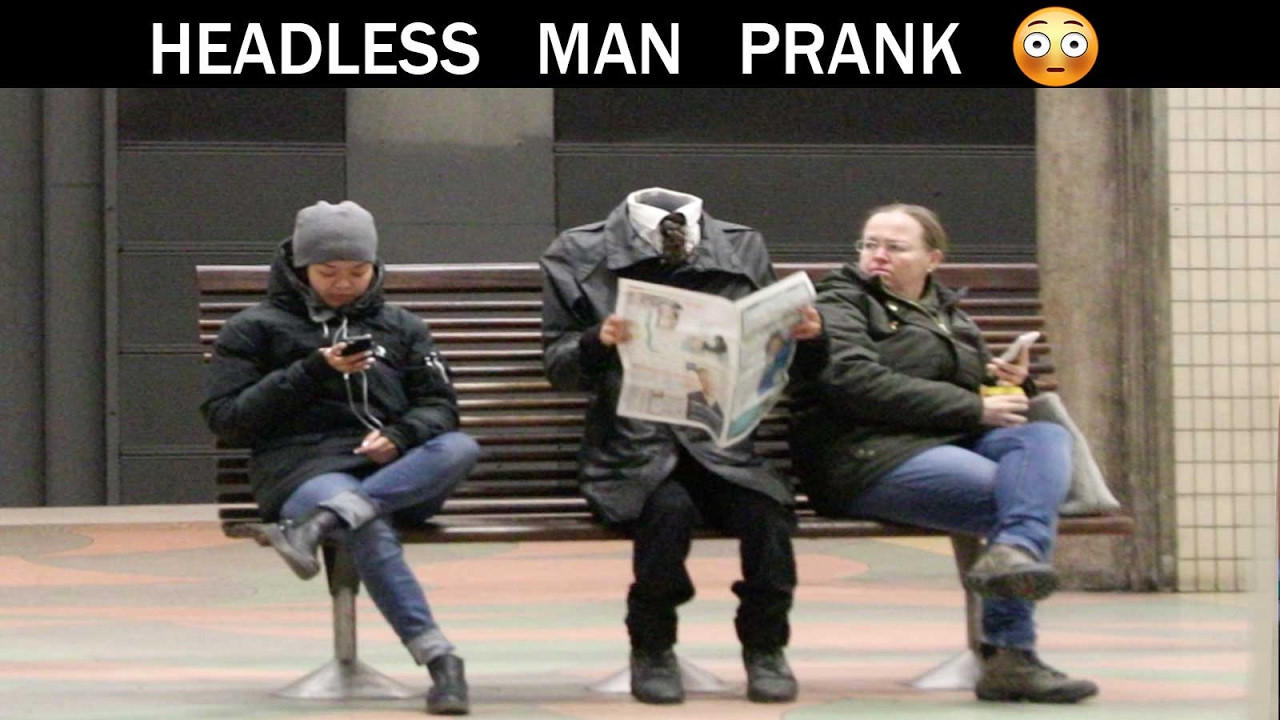 Headless man Prank Julien Magic