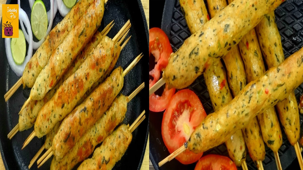 Seekh kabab - Two Ways Recipe (Grilled and Fried)