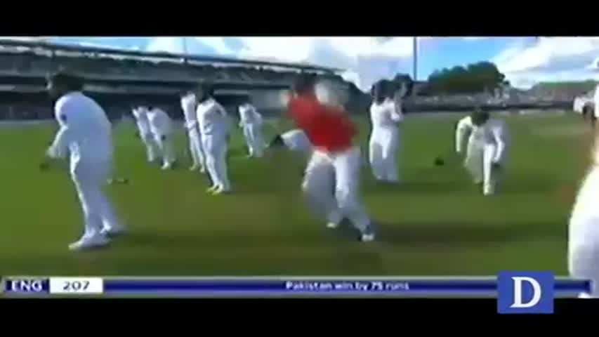 Govt officials express reservation over Pakistan cricketers' push-ups