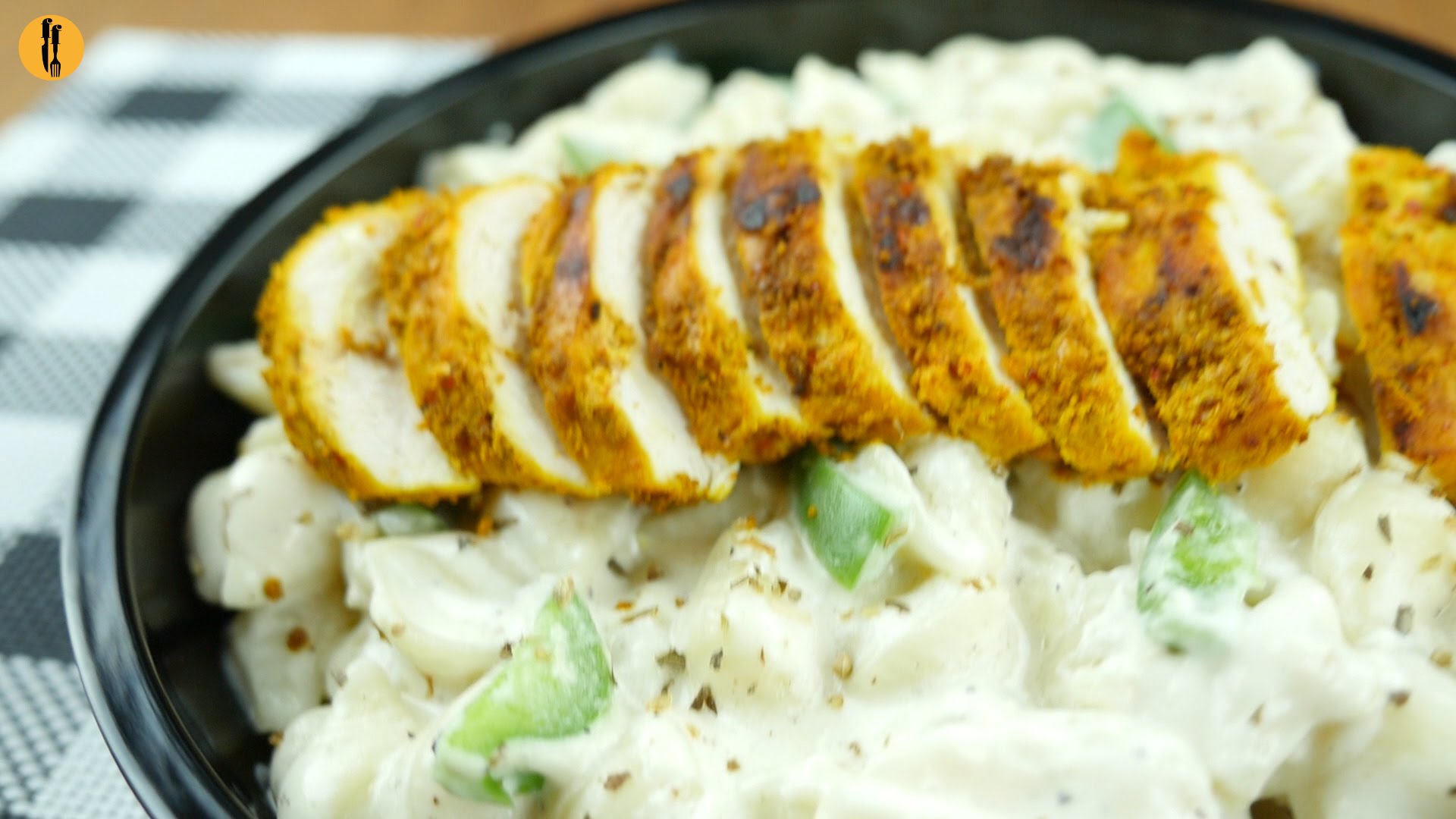 White Pasta with Spicy Koila Chicken