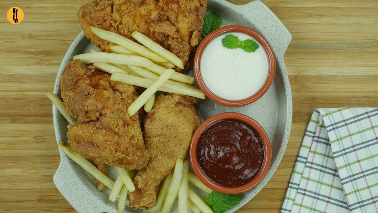 Chicken Broast Recipe Not KFC but very tasty By Food Fusion