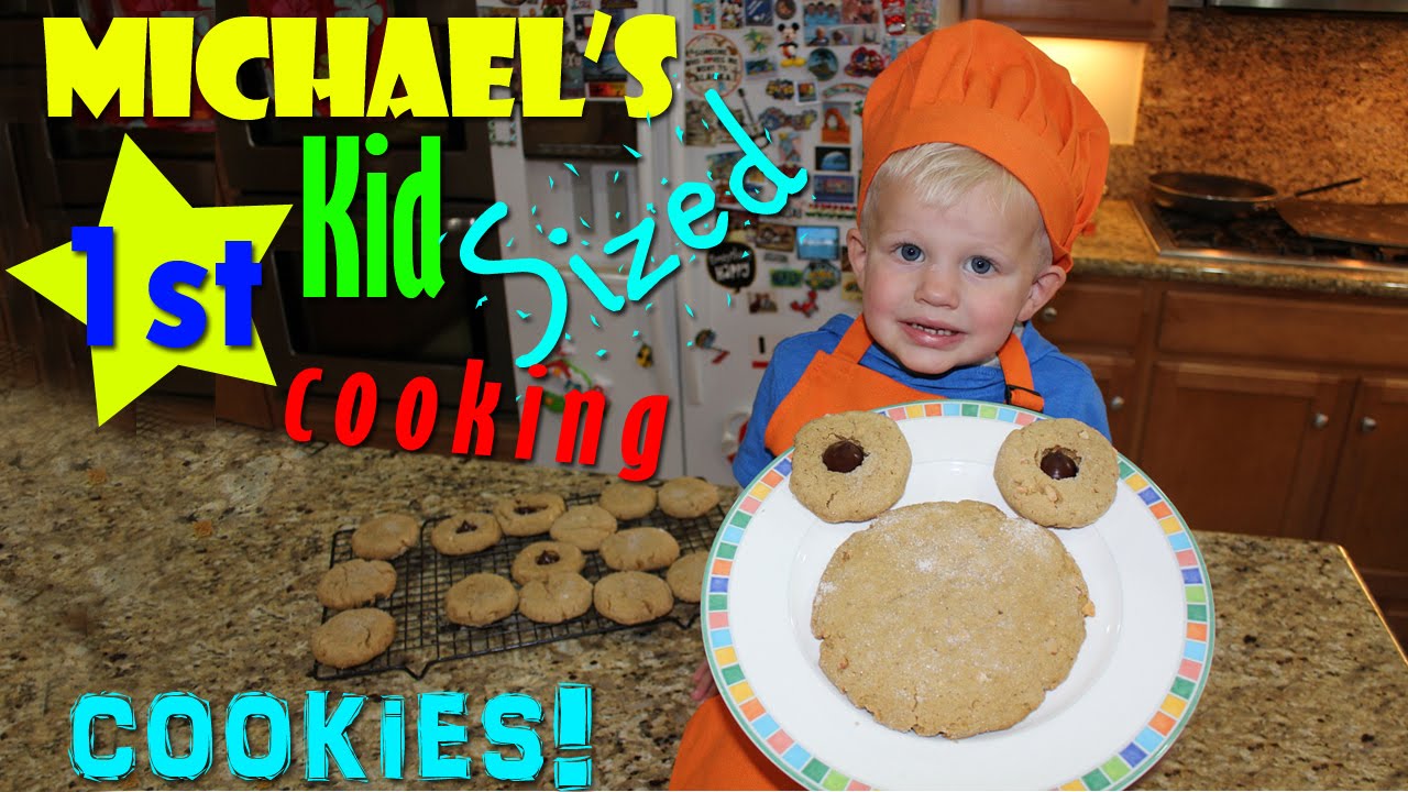 Kid Size Cooking:  Peanut Butter Cookies
