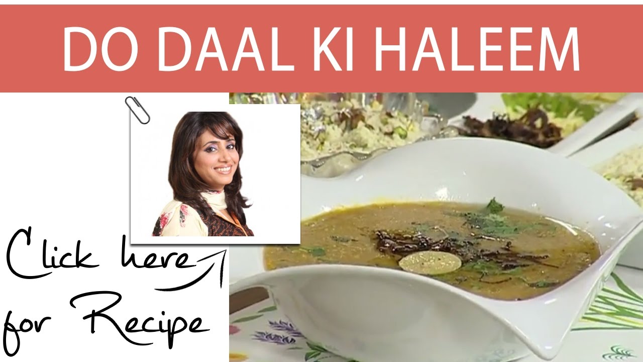 Tarka Recipe Do Daal Ki Haleem by Chef Rida Aftab Masala TV 11 October 2016