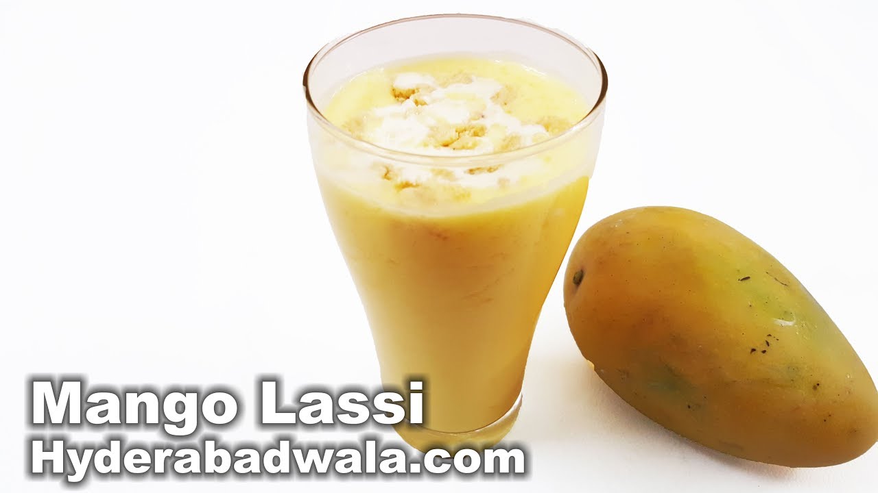 Mango Lassi Recipe Video in HINDI - URDU - Aam Ki Lassi - Hyderabadwala