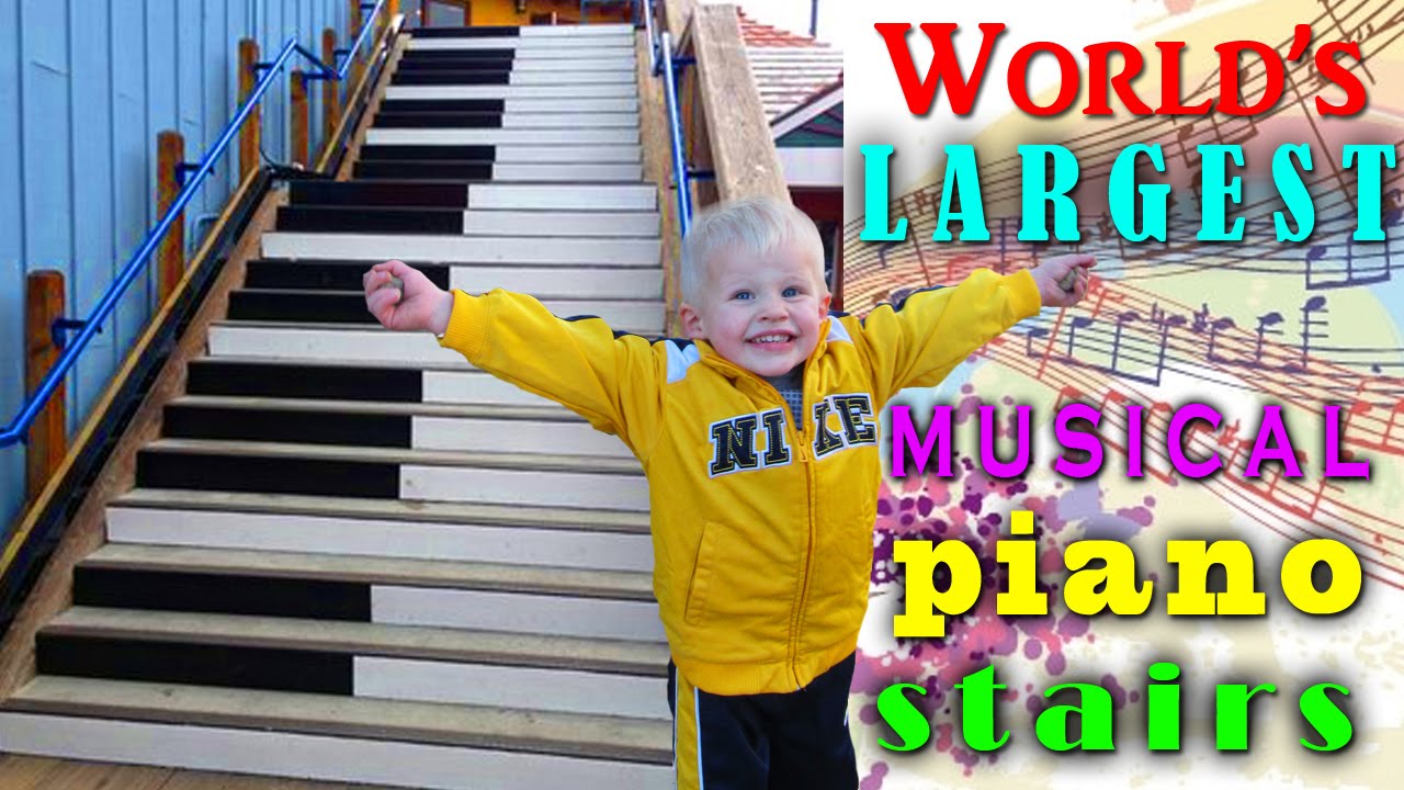 World's Largest Musical Piano Stairs