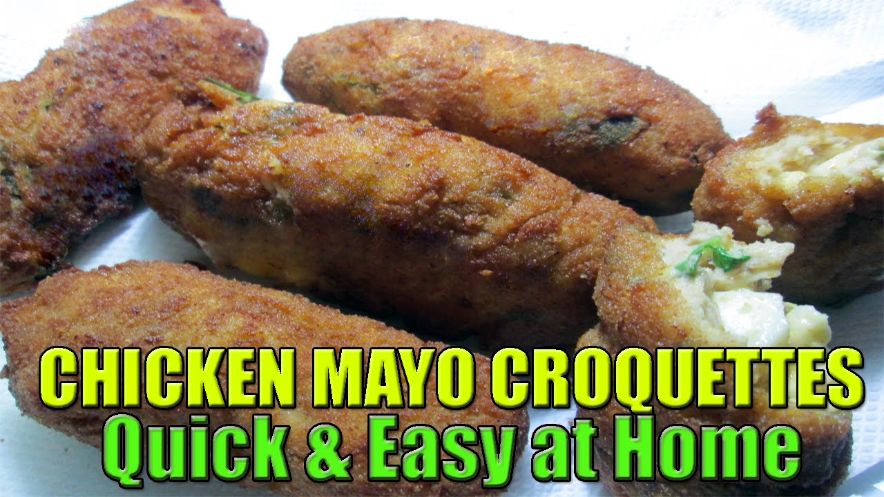 CHICKEN MAYO CROQUETTES 