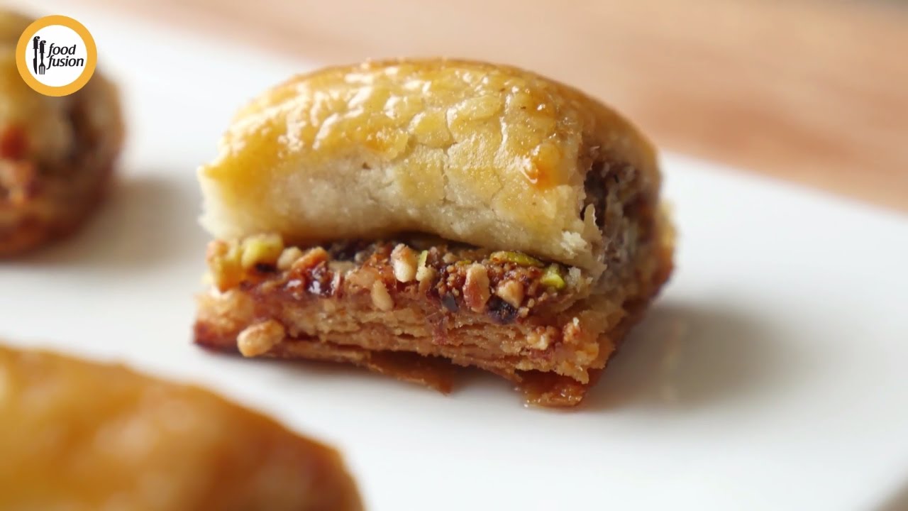 Baklawa With Puff Pastry recipe By Food Fusion