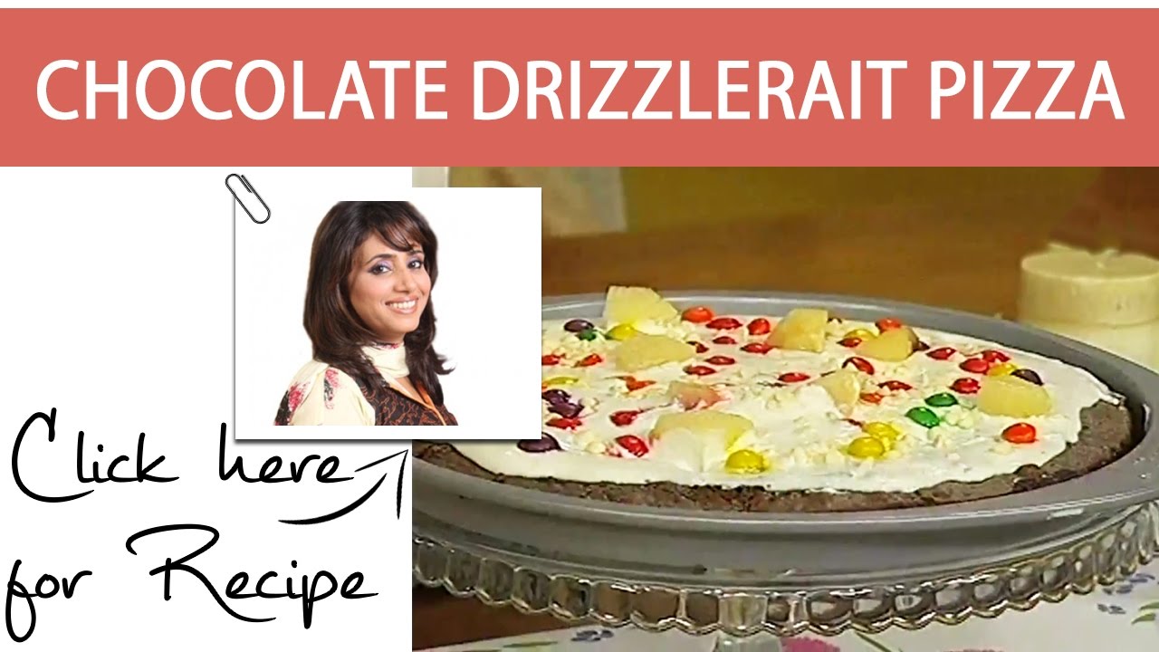 Tarka Recipe Chocolate Drizzlerait Pizza by Chef Rida Aftab Masala TV 26 October 2016