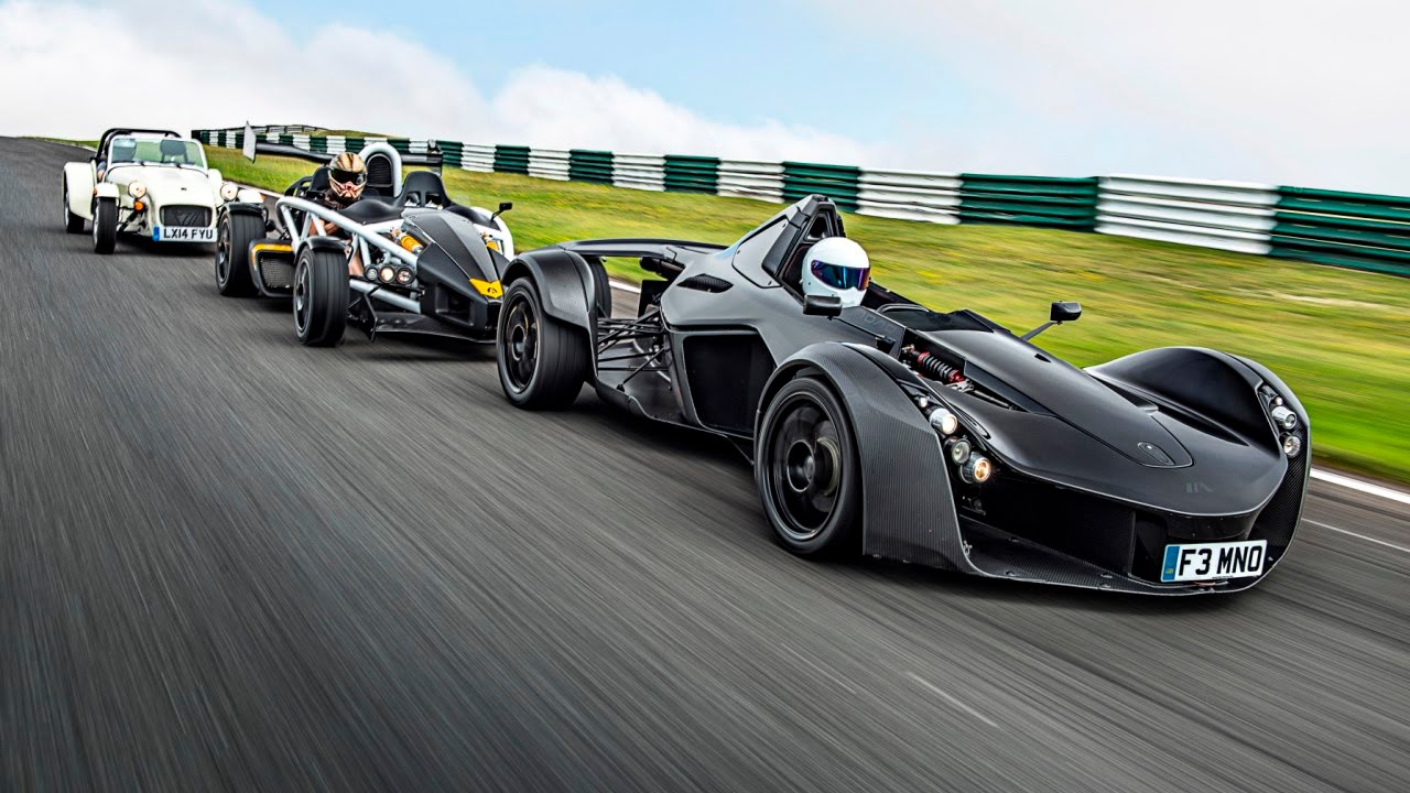 Battle of the Lightweights – BAC Mono vs Ariel Atom 3.5R vs Caterham 160 – TopGear iPad Magazine