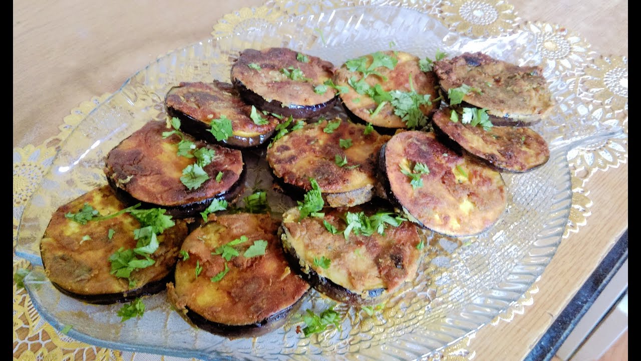 Fried Masala Aubergine | Farah's Cooking Diary