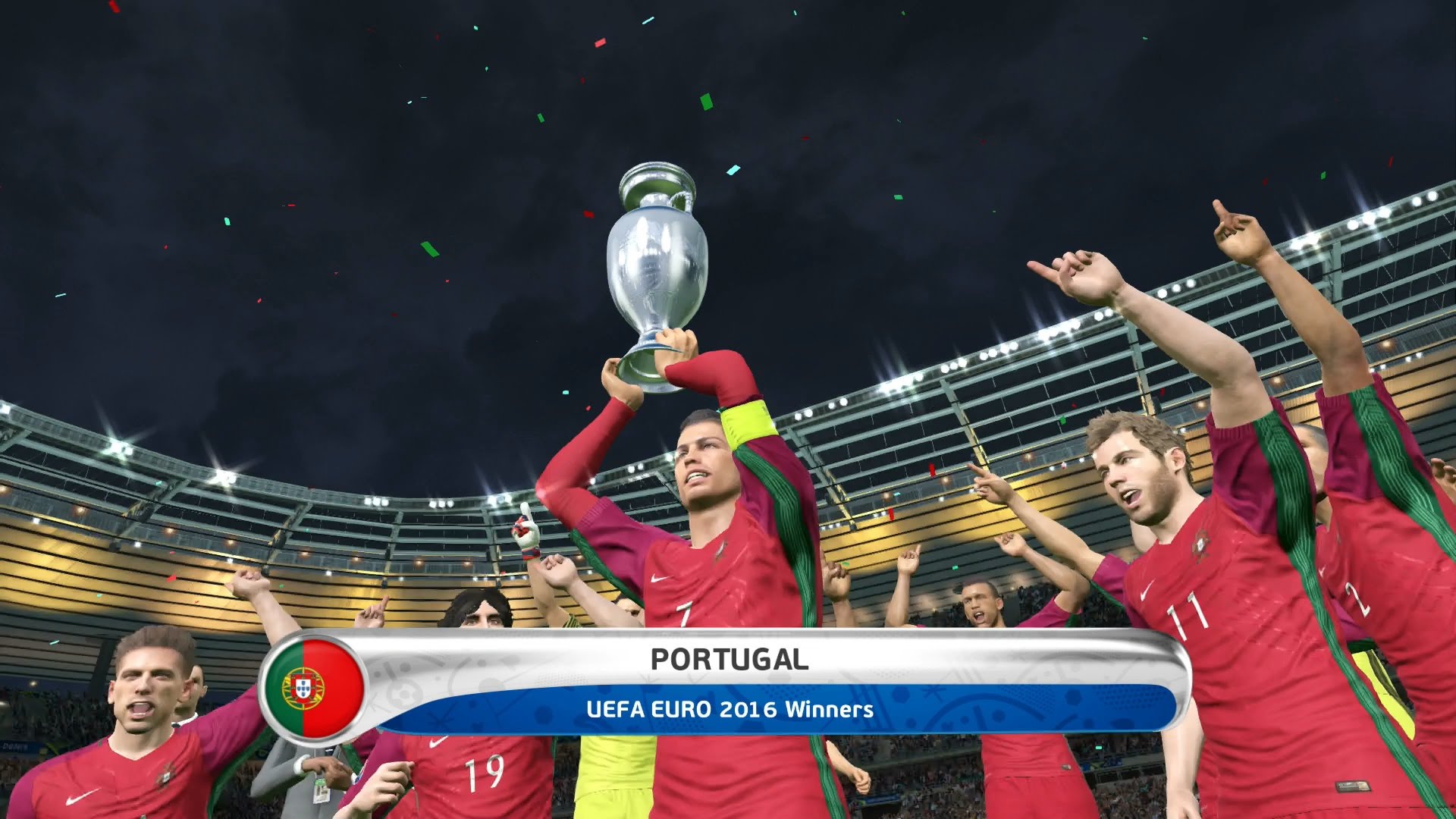 Pes 2016 Uefa Euro 2016 Final Portugal vs France 2-1
