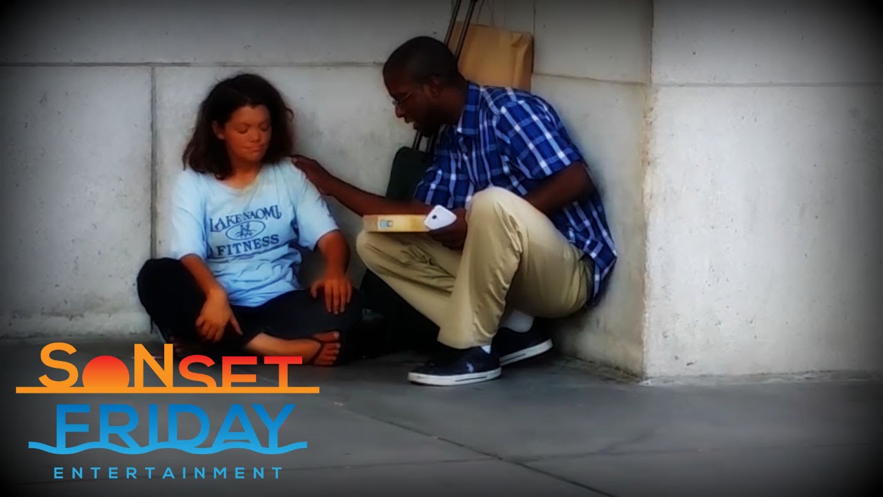 Surprising A Homeless Woman... Must Watch!