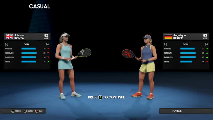 AO International Tennis Gameplay (PC HD)