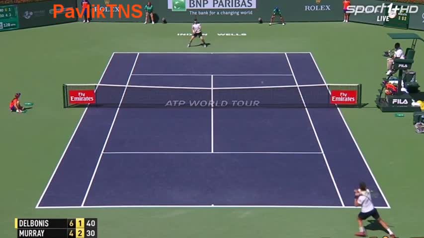 Federico Delbonis vs Andy Murray Highlights Indian Wells Masters 2016