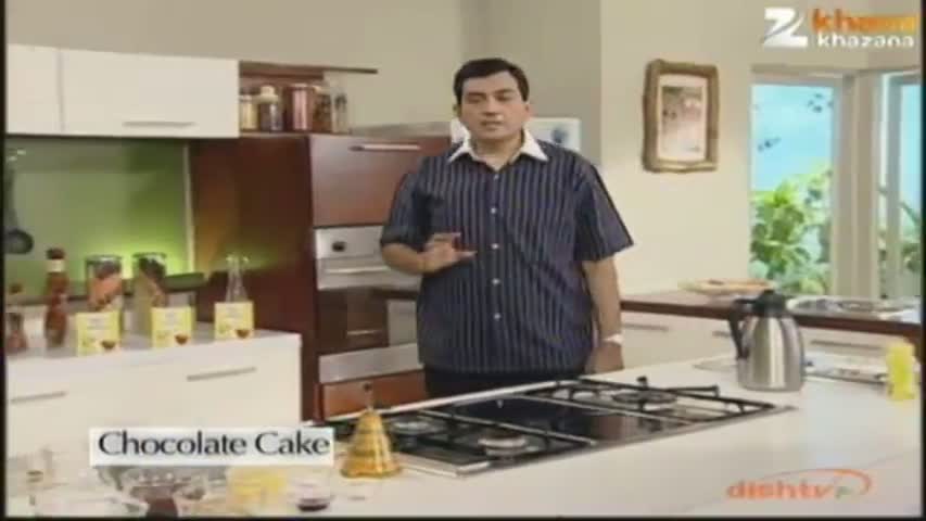 Chocolate Cake - Sanjeev Kapoor - Khana Khazana