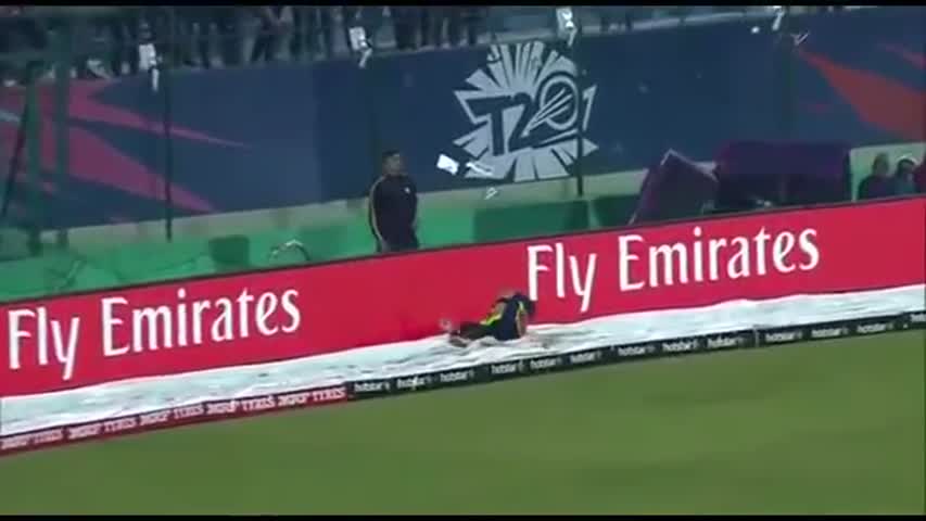 Saving Boundary Six by Gary Wilson (Ireland) Match 4, Ireland vs Oman, ICC World T20 2016