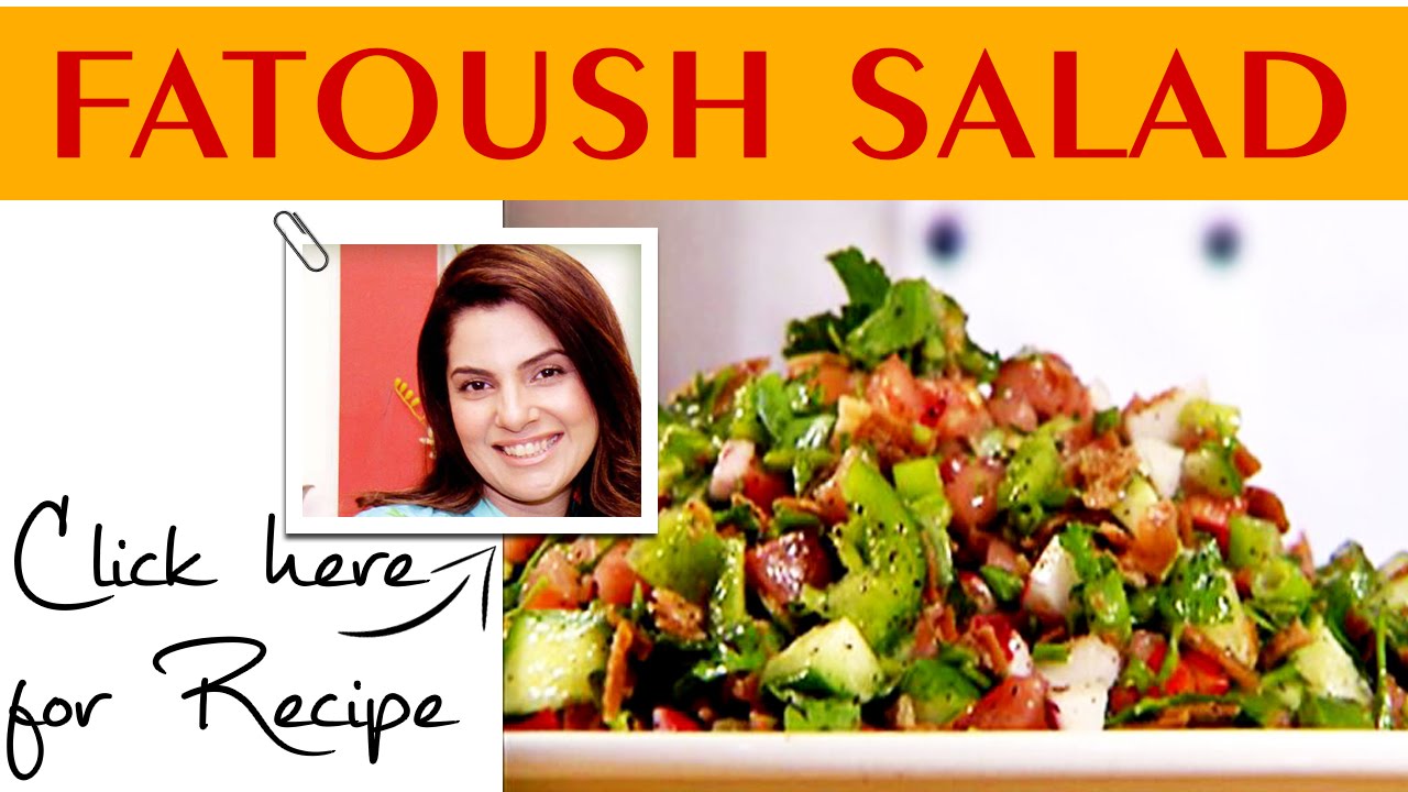 Lively Weekends Recipe Fatoush Salad by Kiran Khan Masala TV 31 July 2016