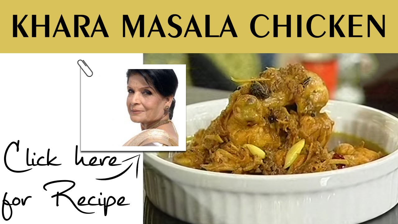 Handi Recipe Khara Masala Chicken  by Chef Zubaida Tariq Masala TV 04 May 2016