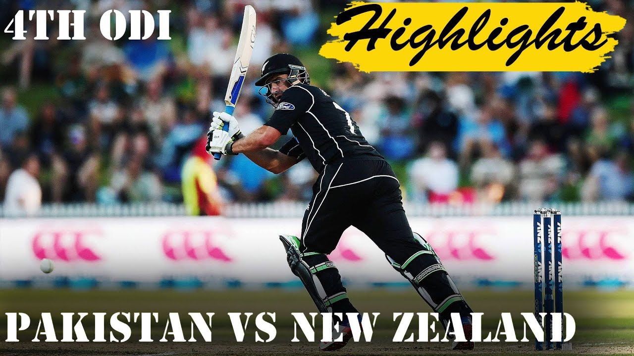 Pakistan vs New Zealand 2018 | 4th ODI | Highlights